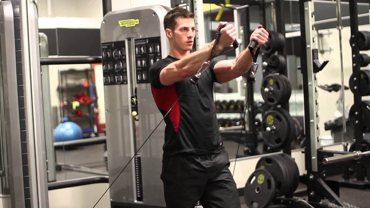 Low-to-High Cable Chest Press