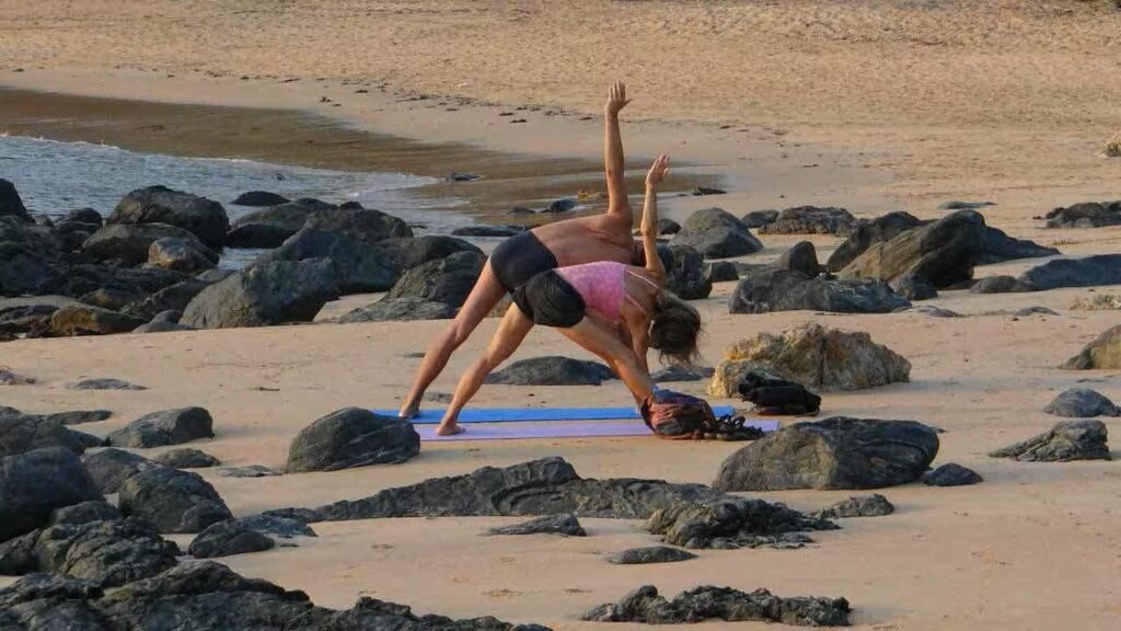 Yoga on the Rocks