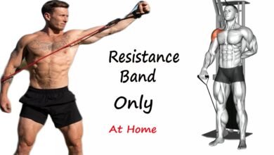 Shoulder Exercises with Resistance Bands