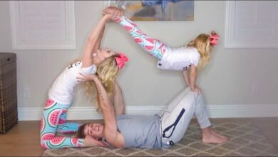 Yoga Poses For Three People