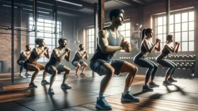 Pulsing Squats
