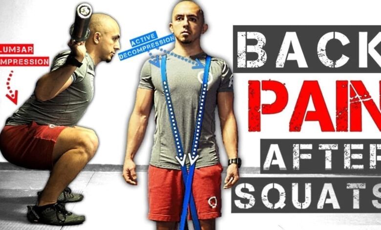 Lower Back Pain After Squats mrknock.com