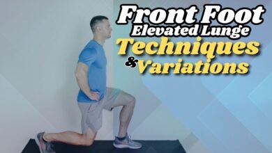 Front Foot Elevated Lunge